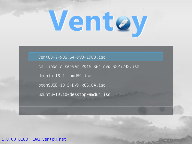 Clé USB Ventoy et utilisation